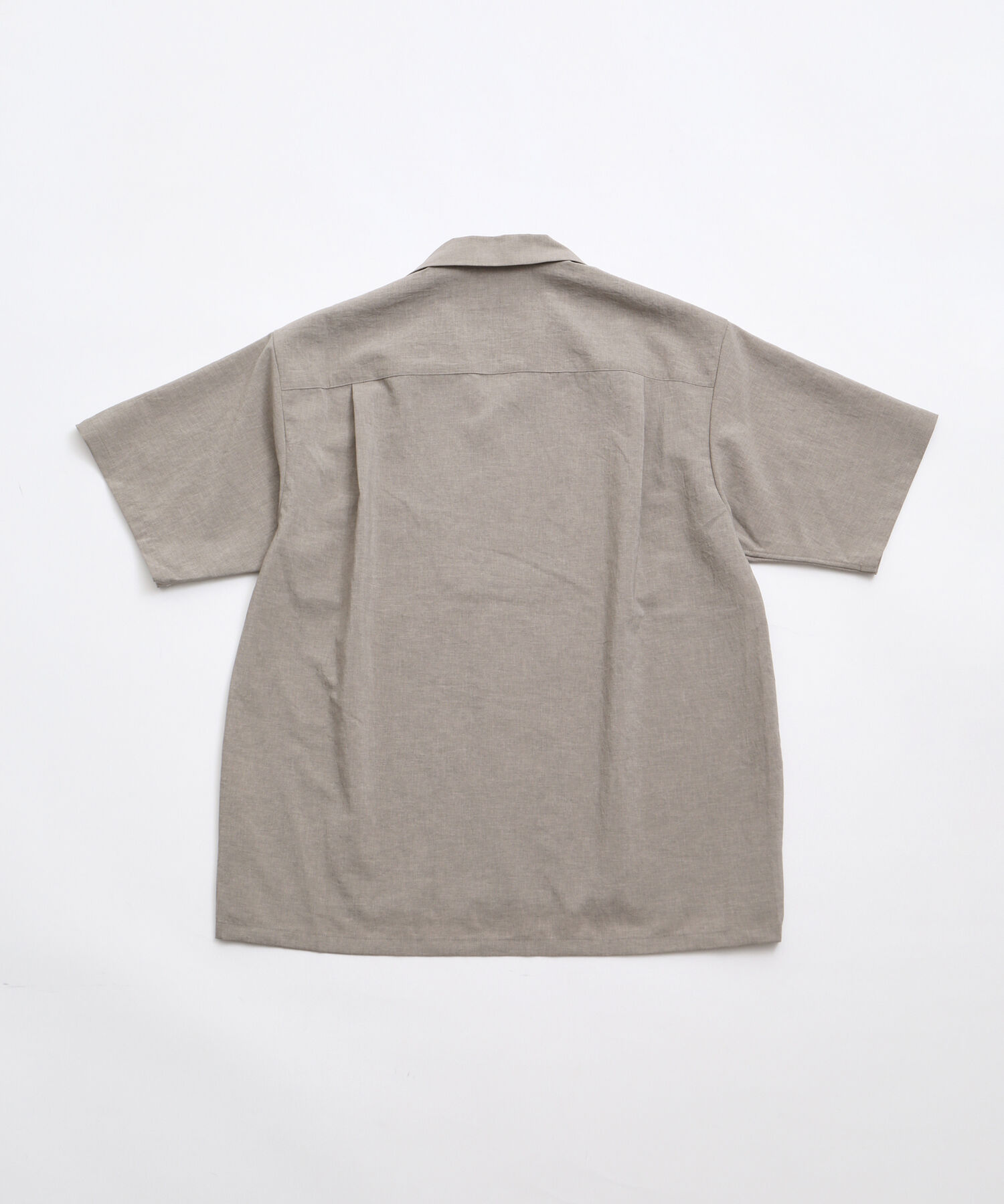 ADAM ET ROPE'「《接触冷感・吸水速乾・イージーケア》 ショートスリーブ オープンカラーシャツ / ユニセックス」|シャツ・ブラウス|