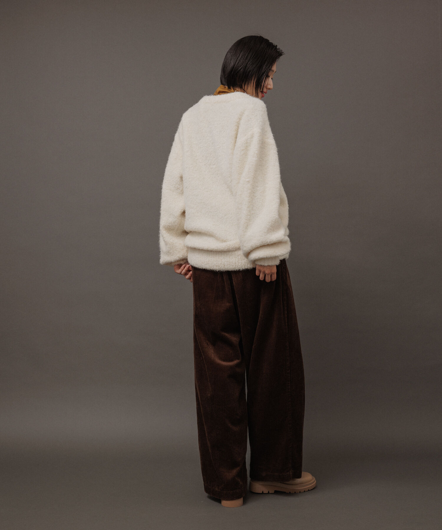 ADAM ET ROPE'「《好評につき数量限定で登場》【WEB限定】2タック ワイドルーズ ドカンパンツ / バギーパンツ /コーデュロ」|その他|