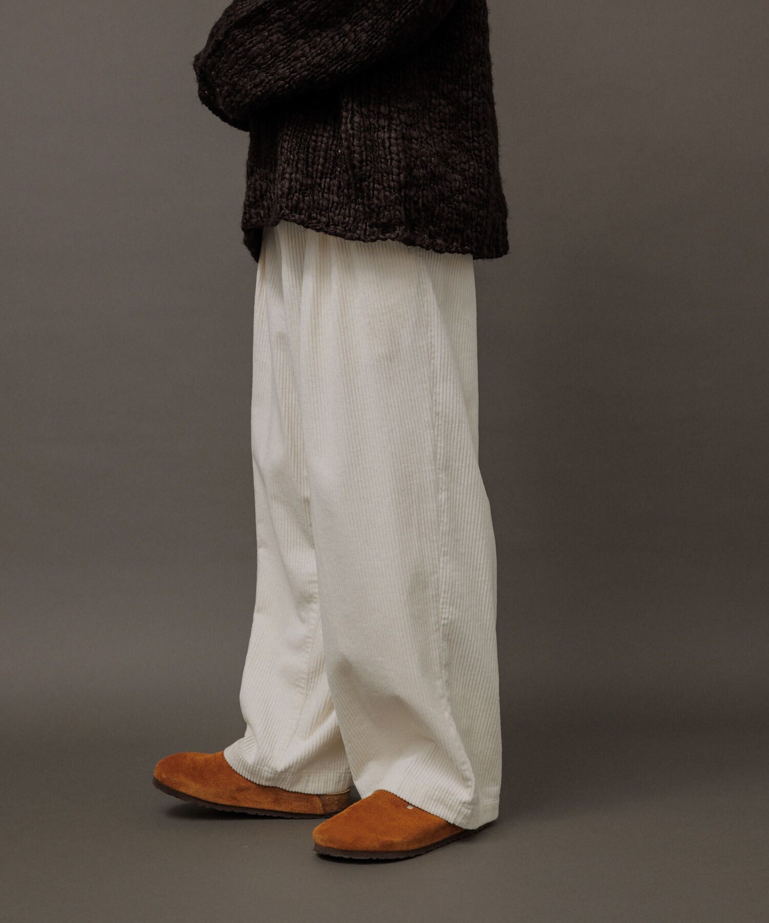 ADAM ET ROPE'「《好評につき数量限定で登場》【WEB限定】2タック ワイドルーズ ドカンパンツ / バギーパンツ /コーデュロ」|その他|