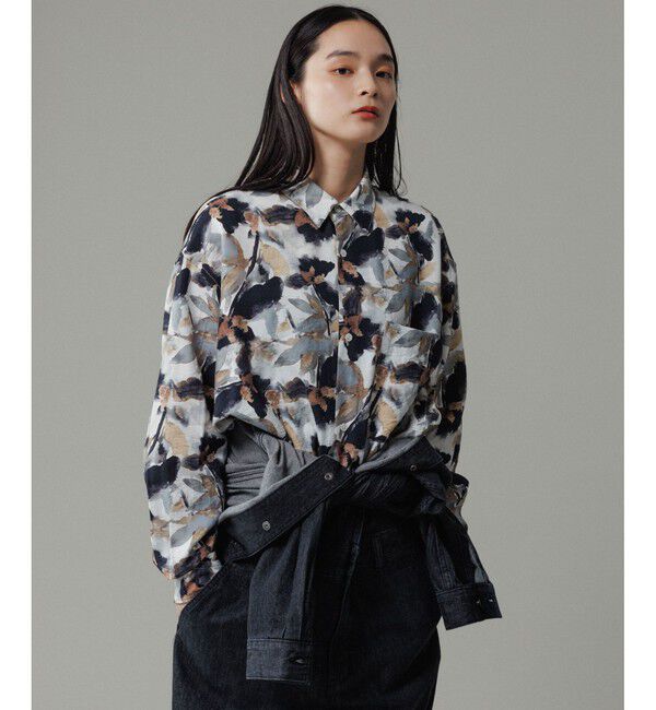 ADAM ET ROPE'「アソートプリント レギュラーカラーシャツ」|シャツ・ブラウス|