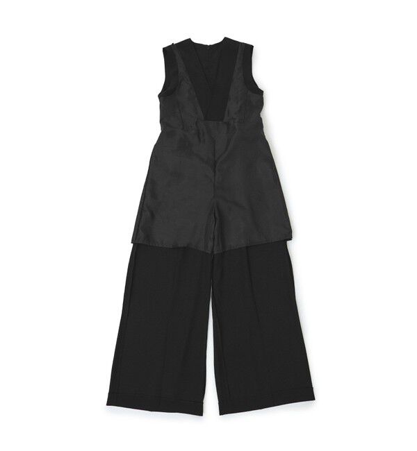 ADAM ET ROPE'「【WEB限定】Vネックロンパース」|オールインワン|