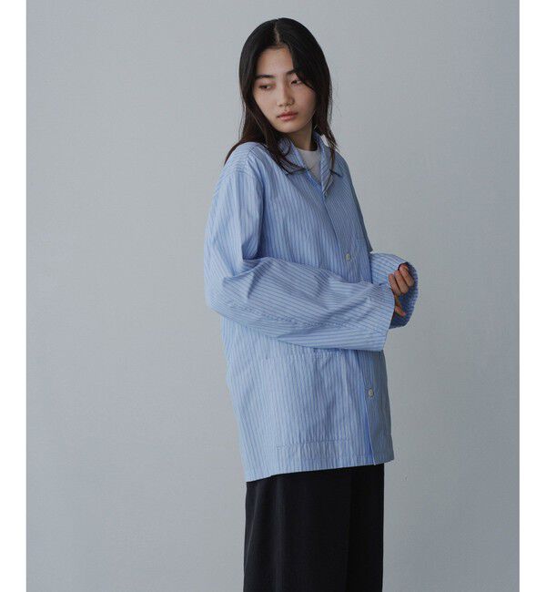 ADAM ET ROPE'「【WEB限定】ルーズシルエット スリーピング シャツ ジャケット / カバーオール / ロングシーズン着用可能」|シャツ・ブラウス|