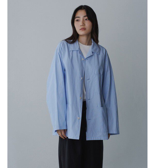 ADAM ET ROPE'「【WEB限定】ルーズシルエット スリーピング シャツ ジャケット / カバーオール / ロングシーズン着用可能」|シャツ・ブラウス|