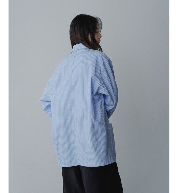 ADAM ET ROPE'「【WEB限定】ルーズシルエット スリーピング シャツ ジャケット / カバーオール / ロングシーズン着用可能」|シャツ・ブラウス|