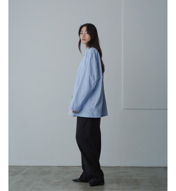 ADAM ET ROPE'「【WEB限定】ルーズシルエット スリーピング シャツ ジャケット / カバーオール / ロングシーズン着用可能」|シャツ・ブラウス|