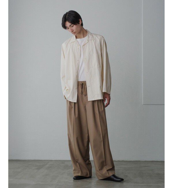 ADAM ET ROPE'「【WEB限定】ルーズシルエット スリーピング シャツ ジャケット / カバーオール / ロングシーズン着用可能」|シャツ・ブラウス|