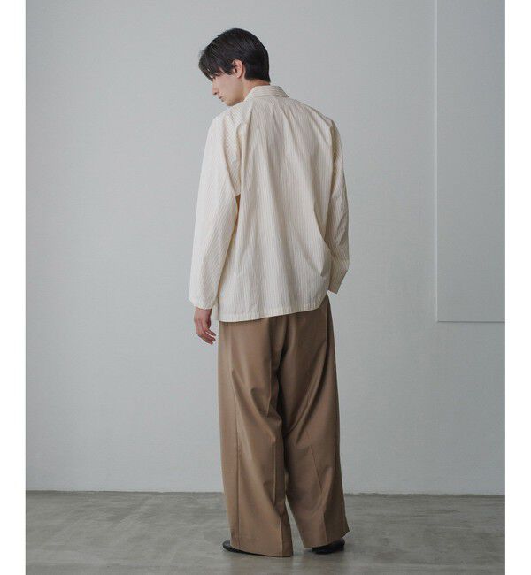 ADAM ET ROPE'「【WEB限定】ルーズシルエット スリーピング シャツ ジャケット / カバーオール / ロングシーズン着用可能」|シャツ・ブラウス|