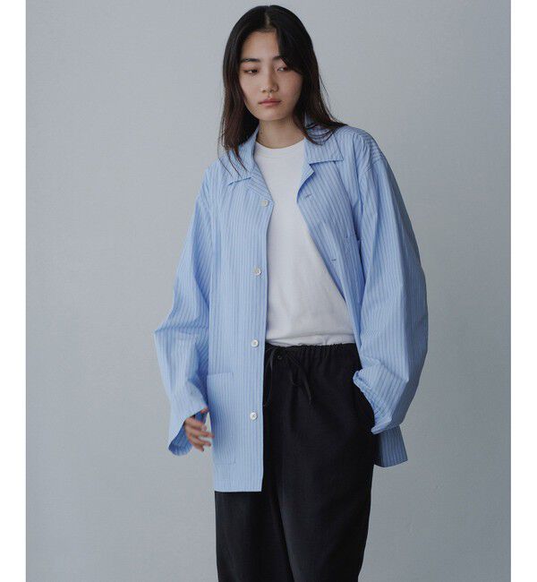 ADAM ET ROPE'「【WEB限定】ルーズシルエット スリーピング シャツ ジャケット / カバーオール / ロングシーズン着用可能」|シャツ・ブラウス|