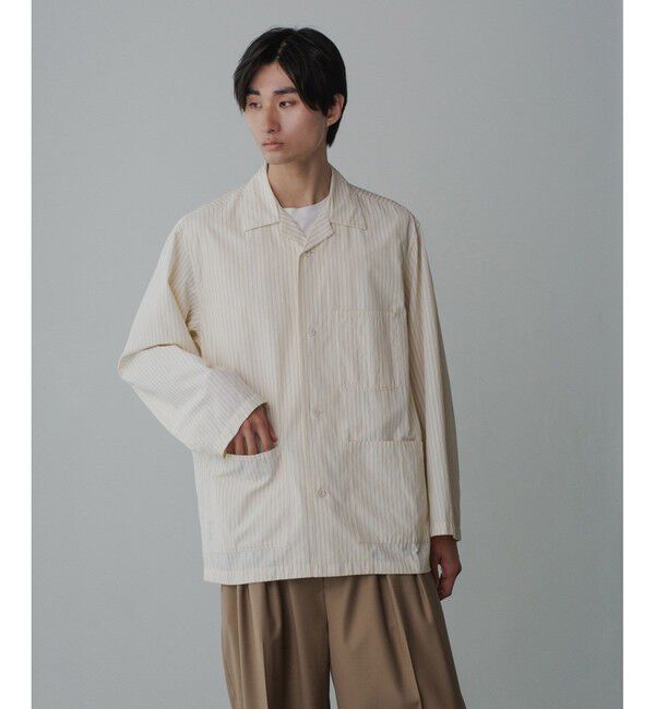 ADAM ET ROPE'「【WEB限定】ルーズシルエット スリーピング シャツ ジャケット / カバーオール / ロングシーズン着用可能」|シャツ・ブラウス|