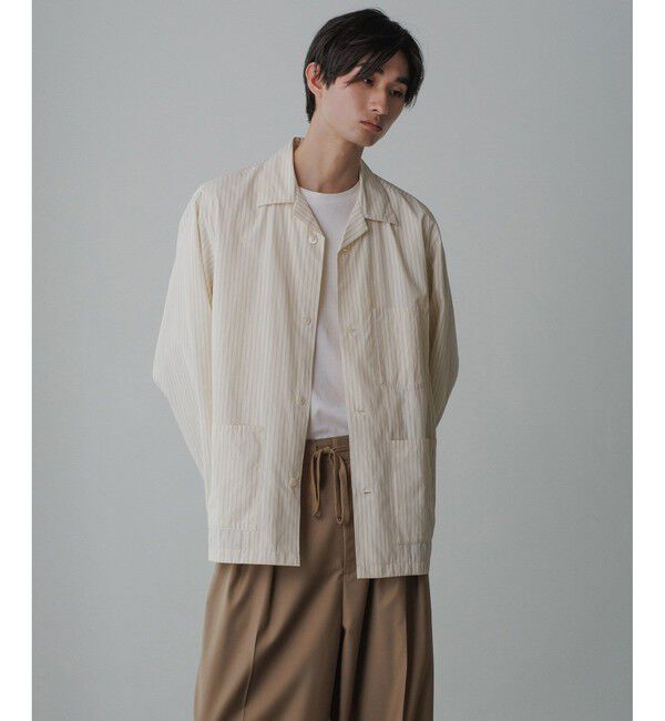 ADAM ET ROPE'「【WEB限定】ルーズシルエット スリーピング シャツ ジャケット / カバーオール / ロングシーズン着用可能」|シャツ・ブラウス|