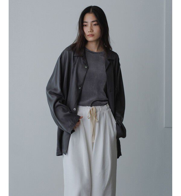 ADAM ET ROPE'「【WEB限定】ルーズシルエット スリーピング シャツ ジャケット / カバーオール / ロングシーズン着用可能」|シャツ・ブラウス|