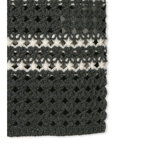 ADAM ET ROPE'「【WEB限定】クロシェニットポロ」|ニット・セーター|