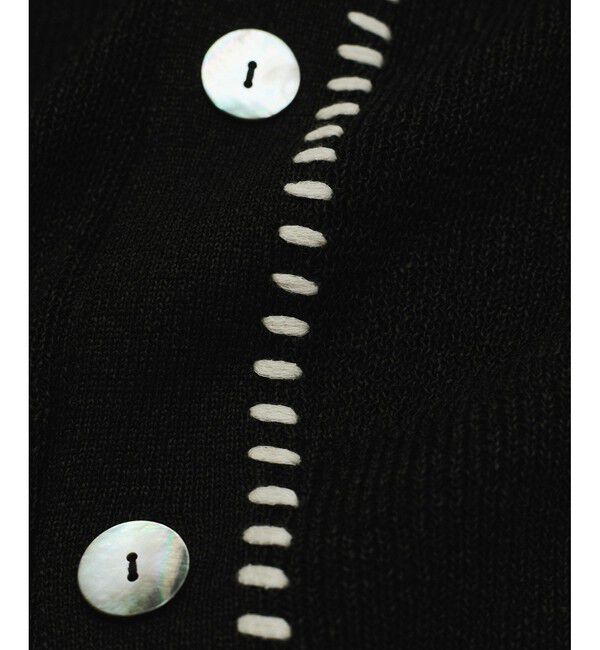 ADAM ET ROPE'「ペーパーシルクMIXカーディガン」|カーディガン|