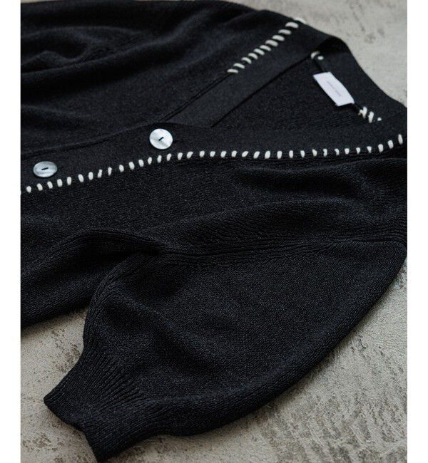 ADAM ET ROPE'「ペーパーシルクMIXカーディガン」|カーディガン|