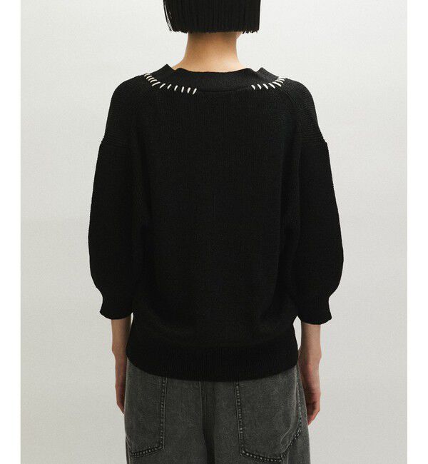 ADAM ET ROPE'「ペーパーシルクMIXカーディガン」|カーディガン|