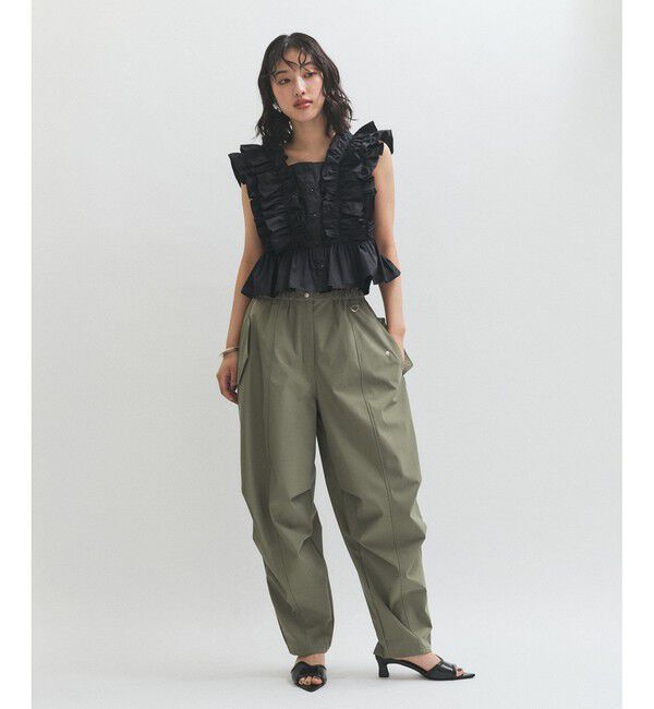 ADAM ET ROPE'「ペタルフリルブラウス」|シャツ・ブラウス|