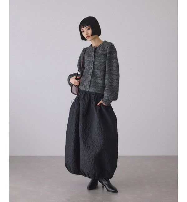 ADAM ET ROPE'「MIXヤーンカーディガン」|カーディガン|