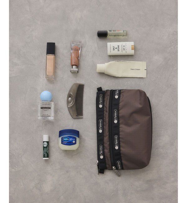 ADAM ET ROPE'「【LeSportsac for ADAM ET ROPE'】COSMETIC CLUTCH (SOLID/SOLID)」|ポーチ|