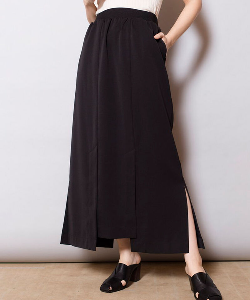  「切替イレギュラーヘムスカート」|スカート|BLACK