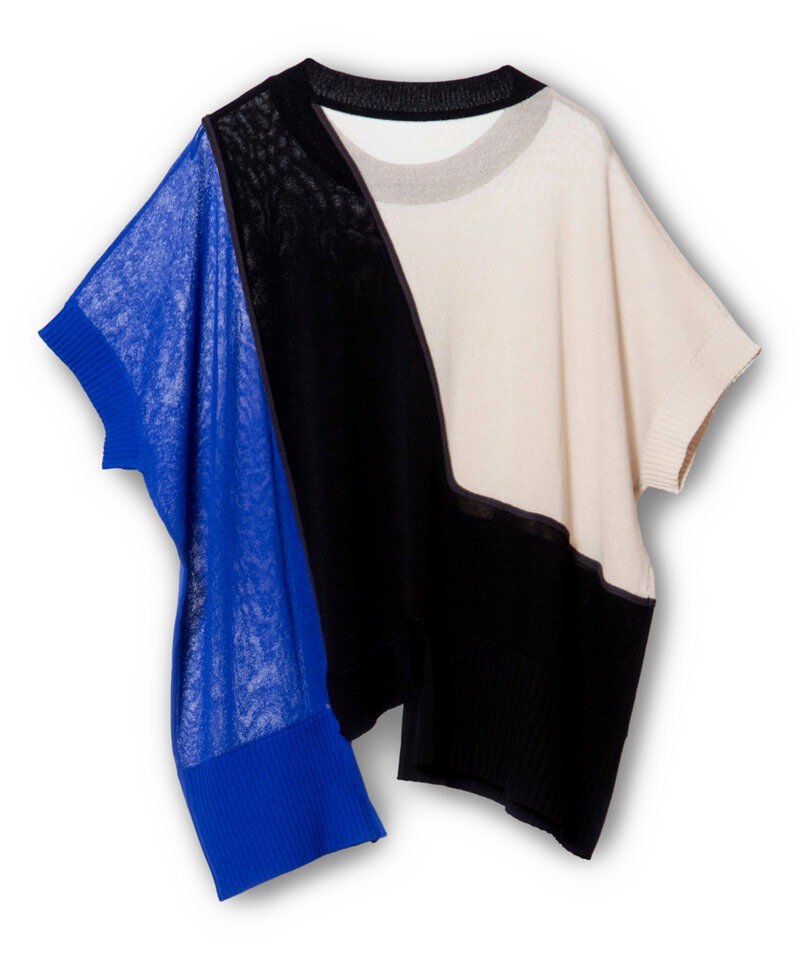  「ライン切替ニットプルオーバー」|ニット・セーター|