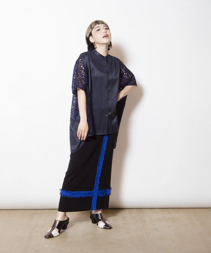  「切替ワイドブラウス」|シャツ・ブラウス|