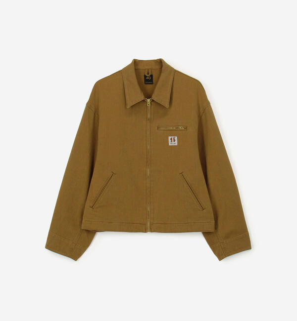  「SCYE BASICS | 〈別注〉 ストレッチコットンダックショートジャケット MEN」|ブルゾン・スタジャン|BROWN