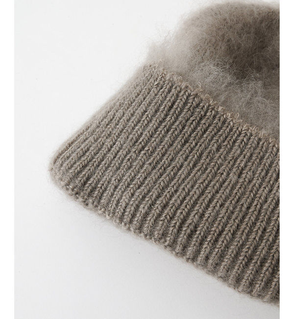  「【ASAUCE MELER】モヘヤシルクヘアリーニットワッチ」|ハット|