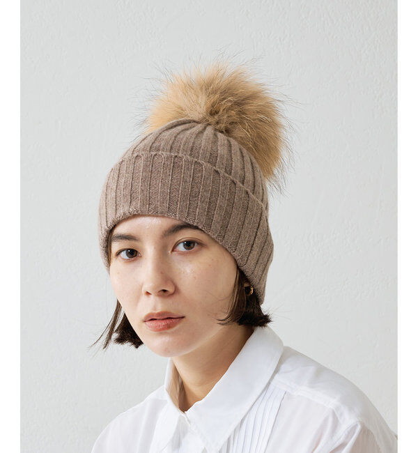  「PONPON ニットCAP」|ハット|