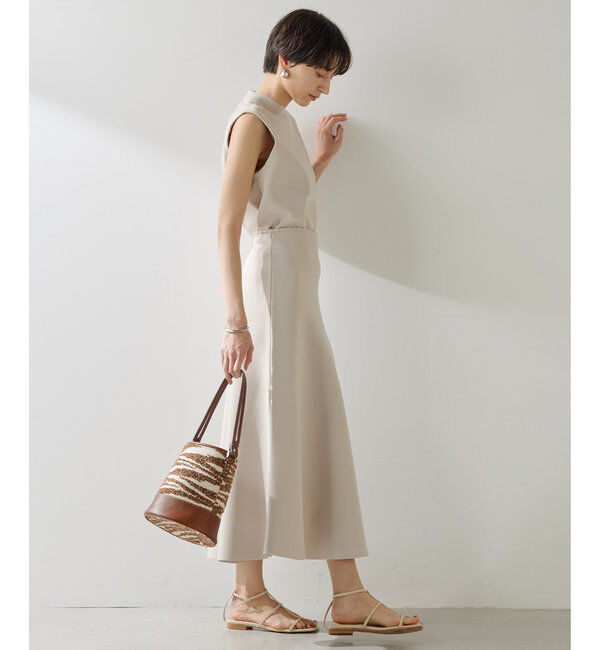  「ガーターニットフレアスカート」|スカート|