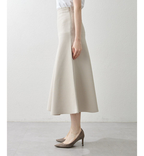  「ガーターニットフレアスカート」|スカート|