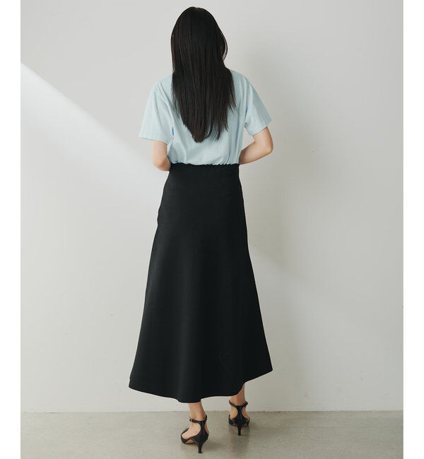  「ガーターニットフレアスカート」|スカート|