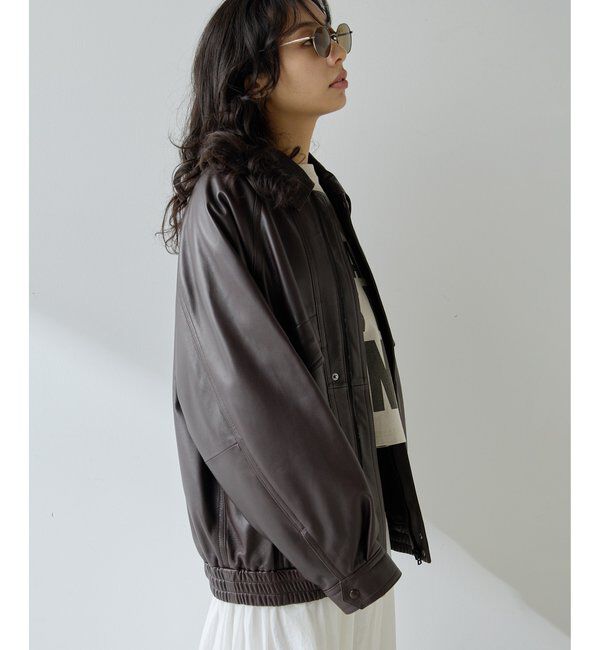 GEMINI「【GEMINI】レザーブルゾン」|ブルゾン・スタジャン|