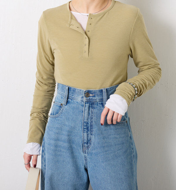  「ヘンリーネックロンT」|Tシャツ・カットソー|