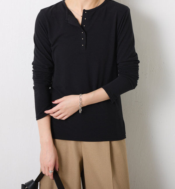  「ヘンリーネックロンT」|Tシャツ・カットソー|