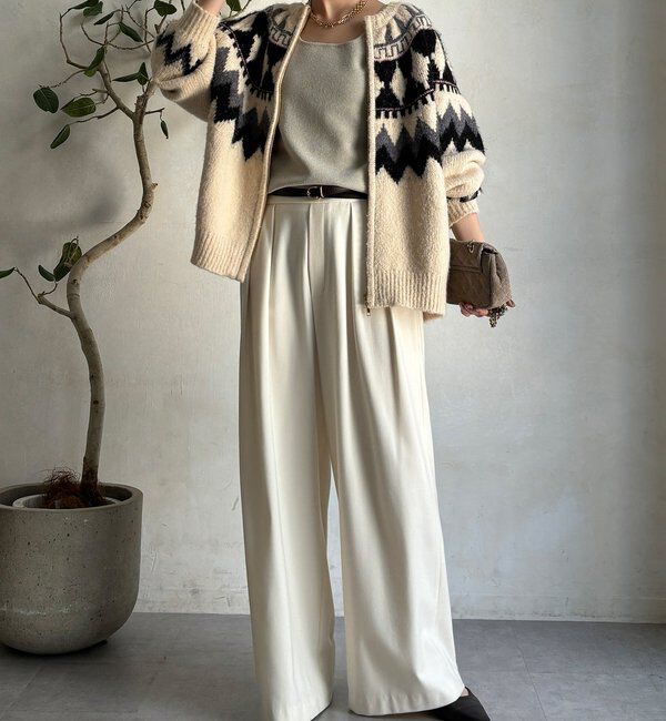  「スクエアニットタンク」|ニット・セーター|