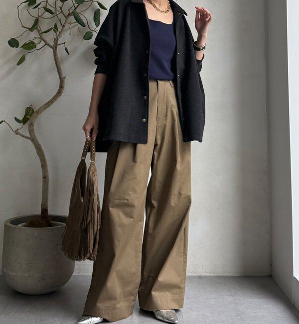  「スクエアニットタンク」|ニット・セーター|