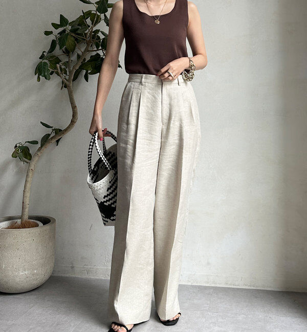  「スクエアニットタンク」|ニット・セーター|