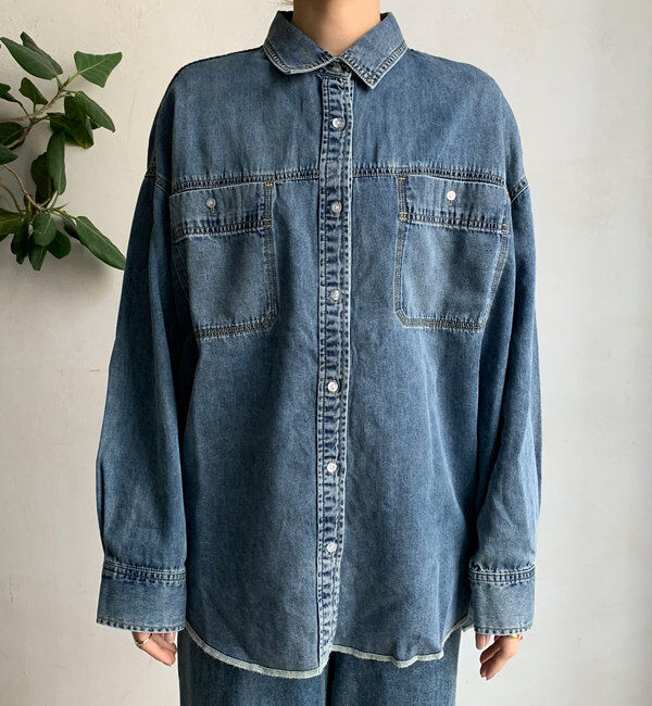  「リヨセルデニムシャツ」|シャツ・ブラウス|