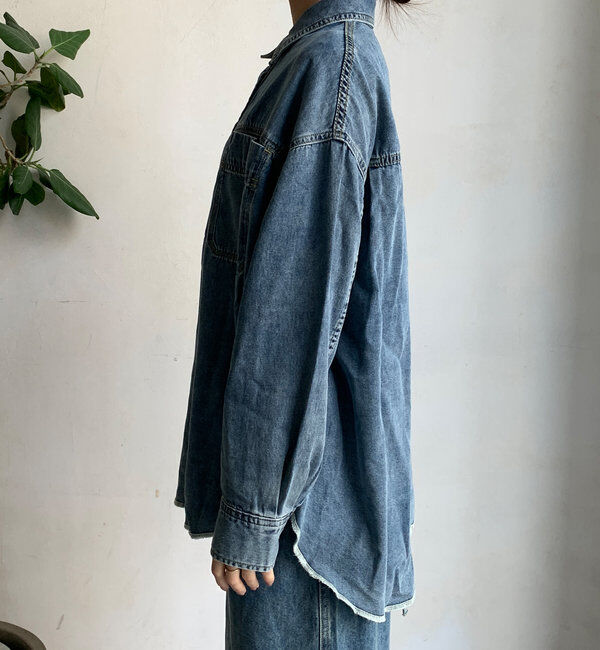  「リヨセルデニムシャツ」|シャツ・ブラウス|