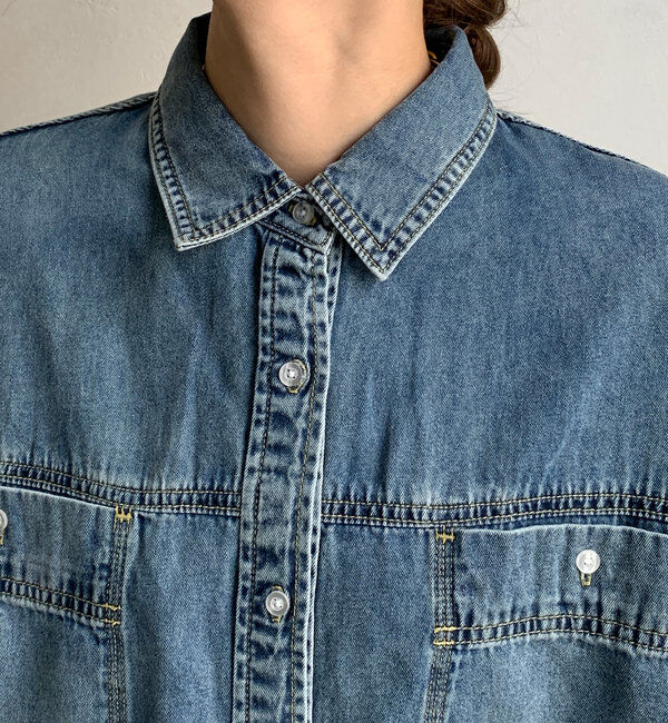  「リヨセルデニムシャツ」|シャツ・ブラウス|