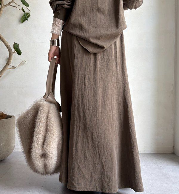  「【セットアップ対応】ピグメントライクフレアスカート」|スカート|