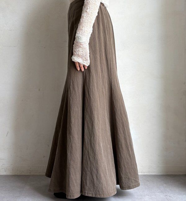  「【セットアップ対応】ピグメントライクフレアスカート」|スカート|