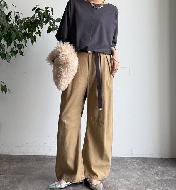  「バック布帛切替プルオーバー」|シャツ・ブラウス|