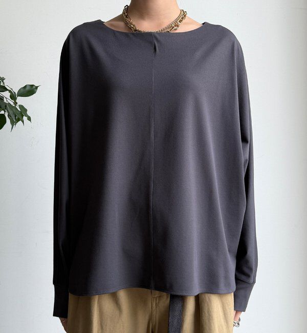  「バック布帛切替プルオーバー」|シャツ・ブラウス|