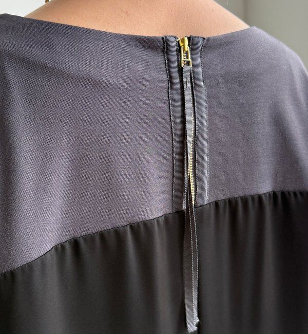  「バック布帛切替プルオーバー」|シャツ・ブラウス|