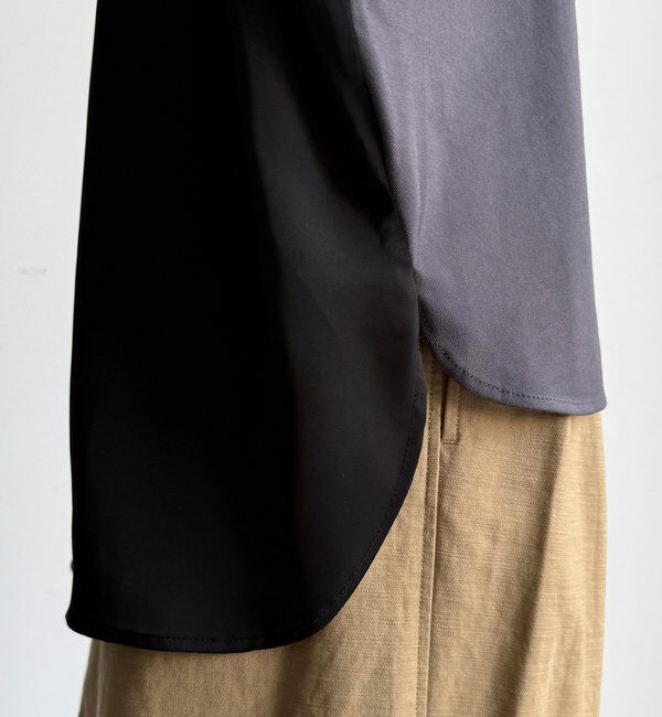  「バック布帛切替プルオーバー」|シャツ・ブラウス|