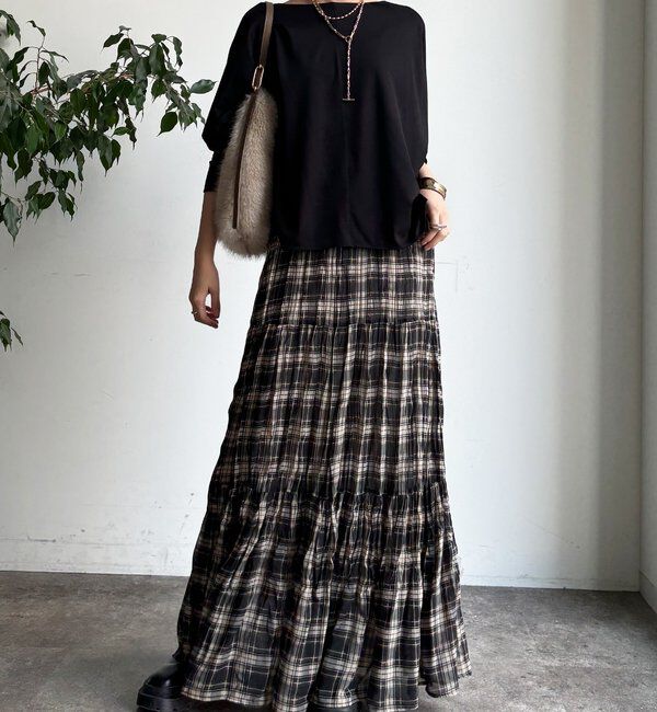  「バック布帛切替プルオーバー」|シャツ・ブラウス|