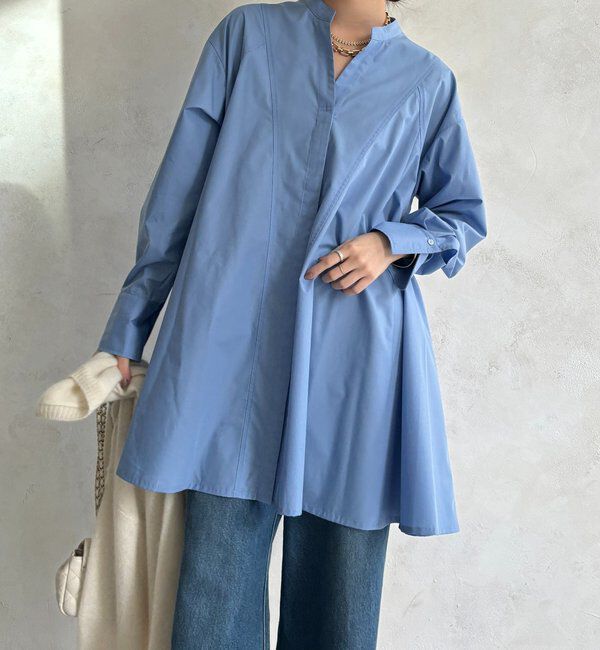  「チュニックフレアブラウス」|シャツ・ブラウス|