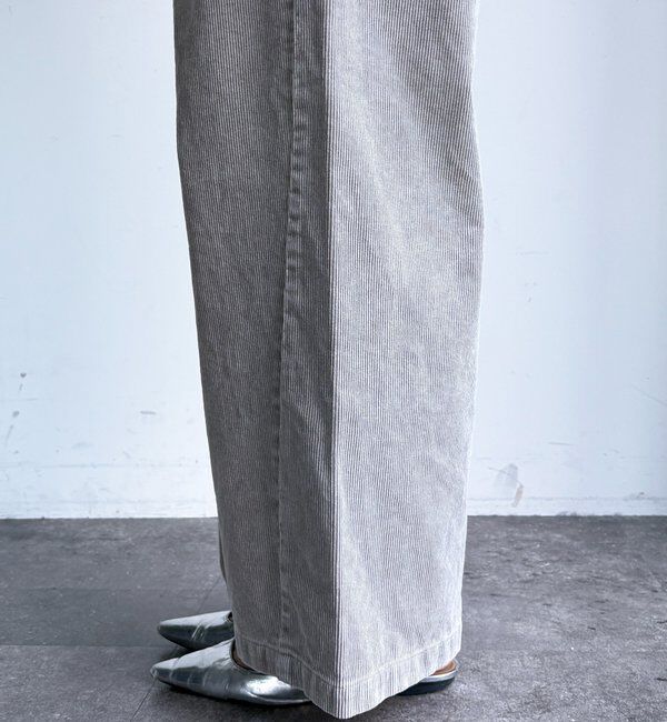  「コーデュロイワイドイージーパンツ」|チノ|