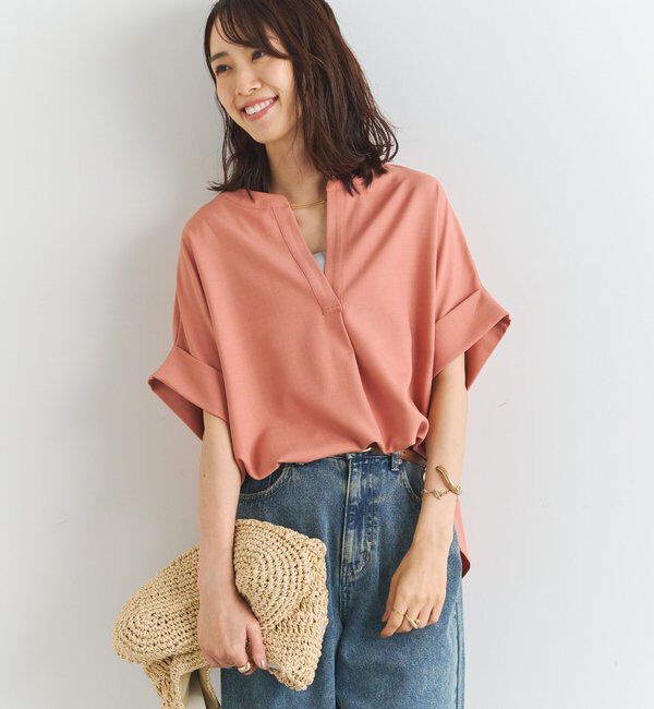  「《オンオフ着まわせる》ニュアンススリーブスキッパーブラウス」|シャツ・ブラウス|